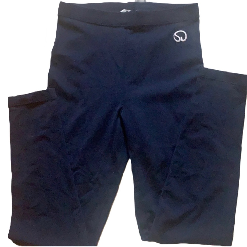 ST. JOHN BY MARIE GRAY NAVY BLUE leggings pants Sz S - Picture 1 of 8
